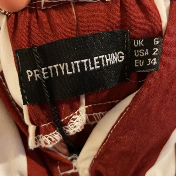 PRETTY LITTLE THINGS STRIPED JUMPSUIT 2 - Picture 4 of 5